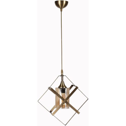 Berlin Tekli Camlı Eskitme Multicolor Chandelier slika 7