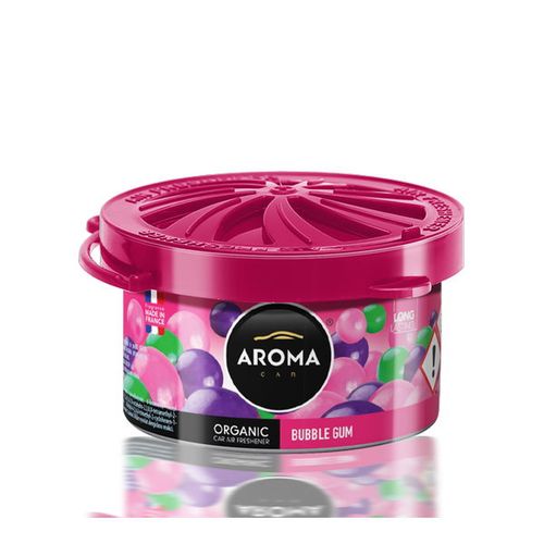 Miris za auto limenka Aroma Organic 40g - Bubble Gum slika 1