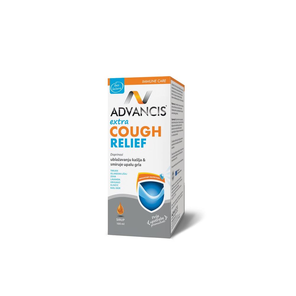 ADVANCIS EXTRA COUGH RELIEF SIRUP 100ML slika 1