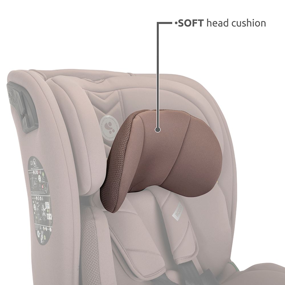 Lorelli Autosjedalica Rodeo 360° 40–150 cm Isofix, Grey slika 5