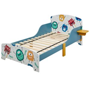 Kinder Home Drveni dječiji krevet Monster 140x70cm