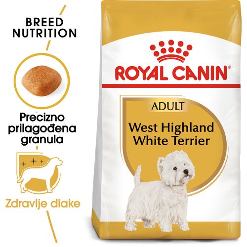 ROYAL CANIN BHN West Highland White Terrier Adult, potpuna hrana specijalno prilagođena potrebama odraslih i starijih zapadnoškotskih bijelih terijera, 3 kg slika 5