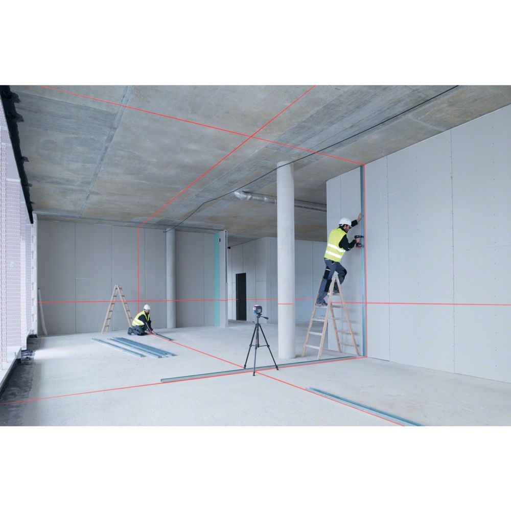 BOSCH Krstasti laserski nivelir GLL 3-80 C + LR7 + L-BOXX slika 1