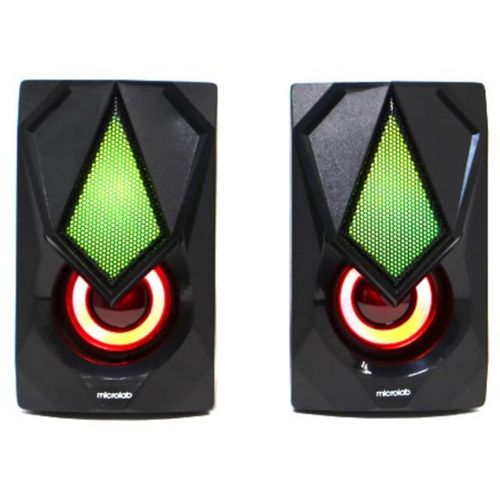 Microlab B25 Stereo zvucnici black, 6W RMS (2 x 3W), USB power, 3,5mm RGB slika 2