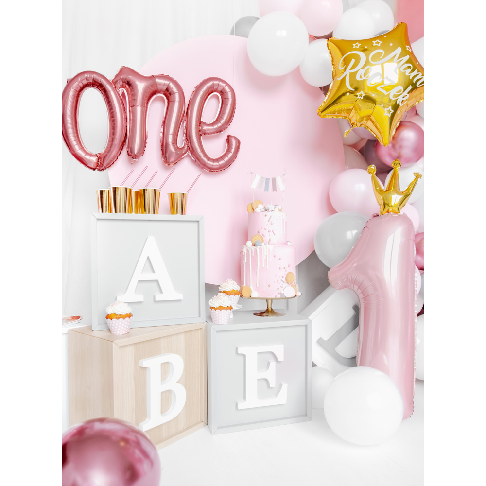 FB87M-081J Folijski balon 1 Pink 37x100cm slika 4