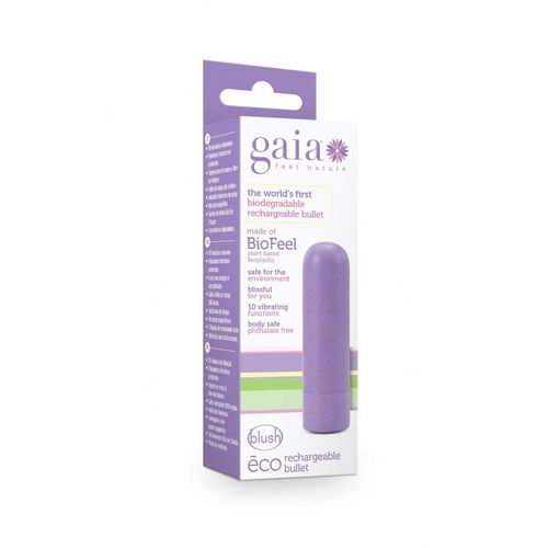 Bullet vibrator Gaia Eco, ljubičasti slika 6