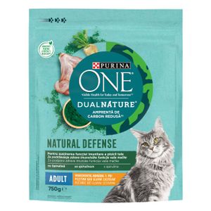 PURINA ONE® DUAL NATURE ADULT Bogata piletinom, 8x750g