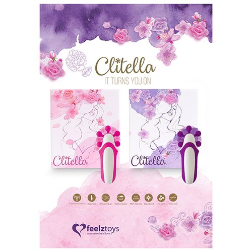 Stimulator FeelzToys - Clitella, ljubičasti slika 11