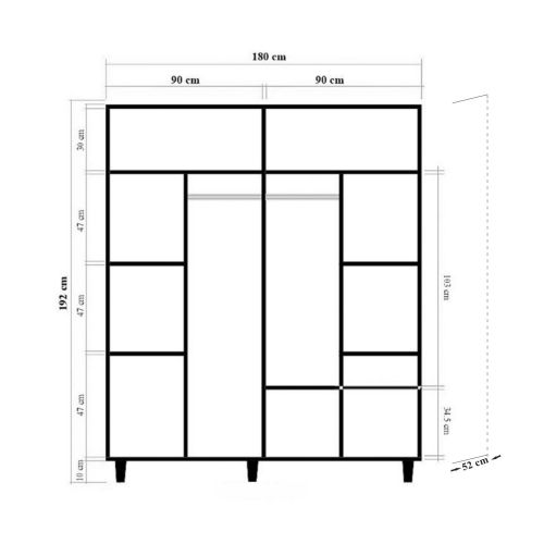 Ormar Loni 4 -973 Sonomo slika 5