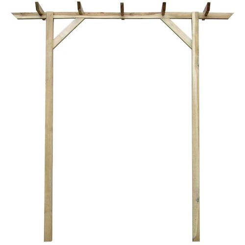 Vrtna pergola 200 x 40 x 205 cm drvena slika 4