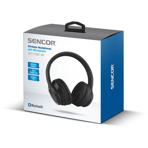 Sencor bluetooth bežične slušalice SEP 710BT BK slika 2