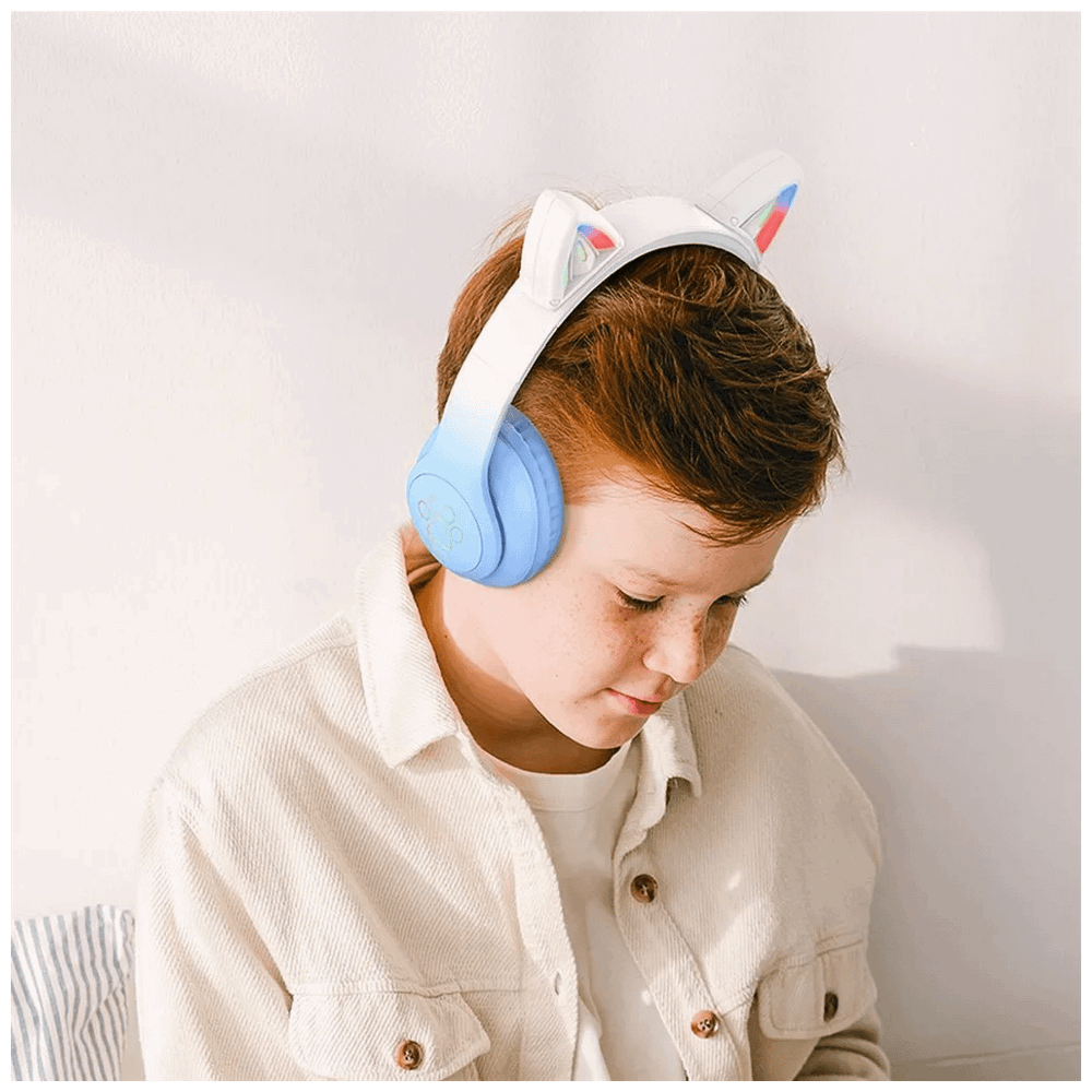 hoco. Slušalice bežične sa mikrofonom, Bluetooth - W42 Cat Ears, Crystal Blue slika 4