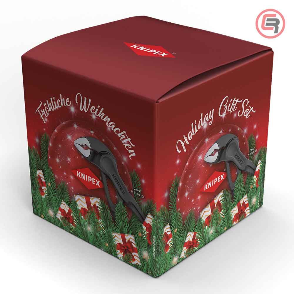 Knipex Kliješta Papige / Papagajke Cobra XS 100 mm Limited Edition – 87 00 100 XMAS slika 4