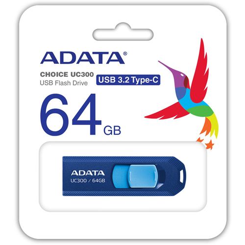 A-DATA 64GB 3.2 ACHO-UC300-64G-RNB/BU plavi slika 2
