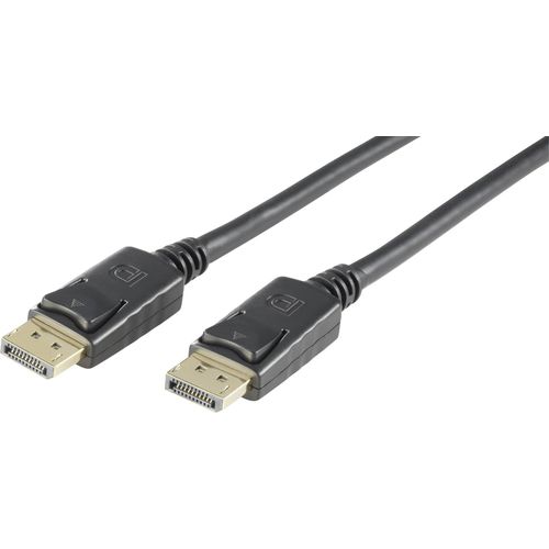 Digitus DisplayPort priključni kabel DisplayPort utikač, DisplayPort utikač 2.00 m crna AK-340100-020-S  DisplayPort kabel slika 3