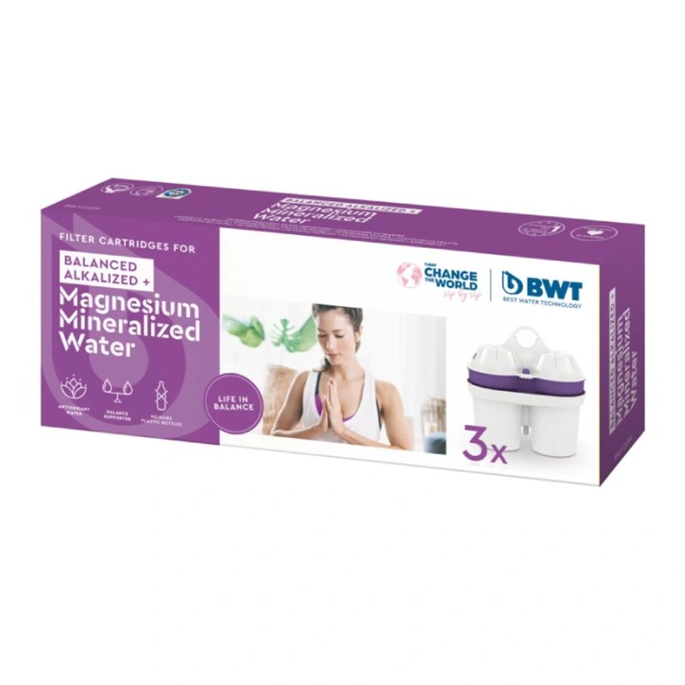 BWT Filter za Bokal Alkalized + Magnezijum 3 kom slika 1