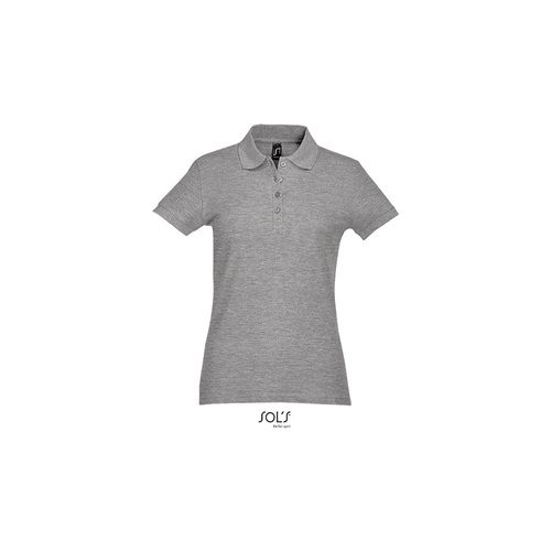 PASSION ženska polo majica sa kratkim rukavima - Grey melange, XL  slika 5