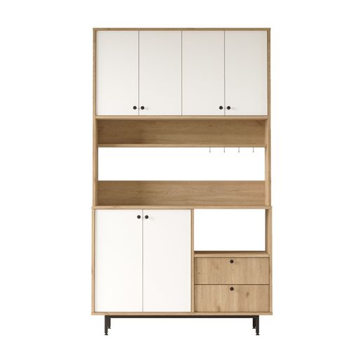 RE7-SW OakWhite Multi Purpose Cabinet slika 4