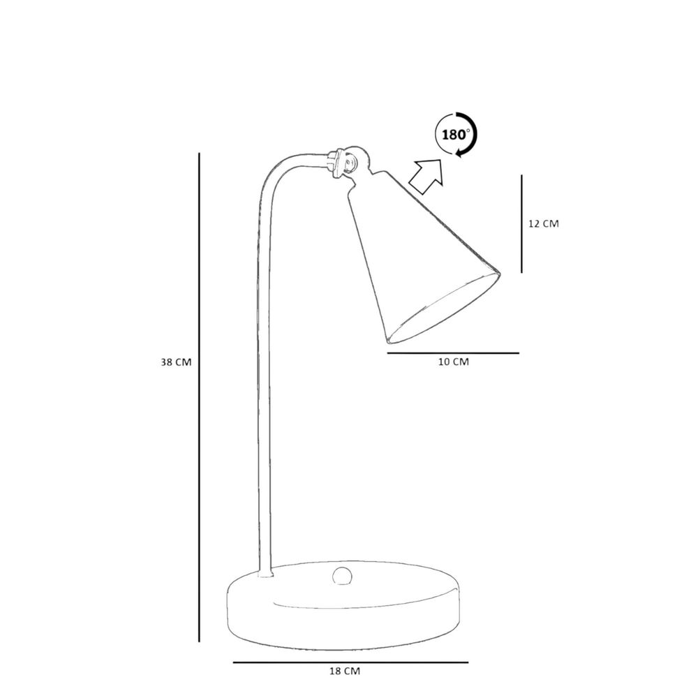 Opviq Stolna lampa 359, menta slika 5