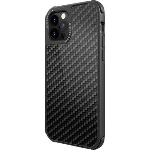 Black Rock ''Robust Real Carbon'' stražnji poklopac za mobilni telefon Apple iPhone 12, iPhone 12 Pro crna