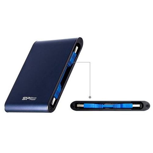 Silicon Power SP010TBPHDA80S3B Portable HDD 1TB, Armor A80, USB 3.2 Gen.1, IPX7 Protection, Blue slika 3