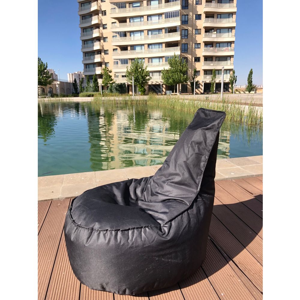 Aktif - Crni Fotelja Bean Bag - izložbeni artikl (oštećenja ambalaža) slika 2