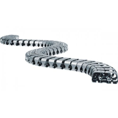 Bachmann Fleksi kanalica-zmija pravougaona dim.23x54x1000mm, srebrna slika 1