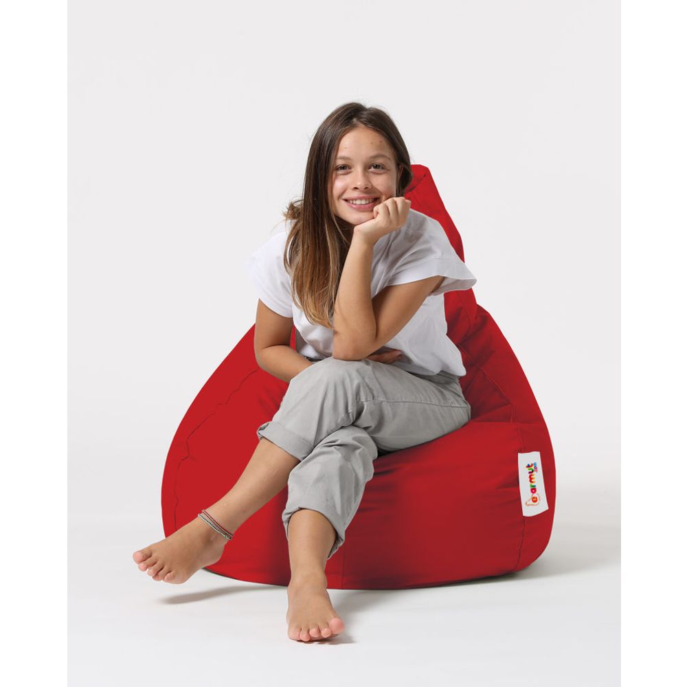 Drop L - Crveni Baštenski Bean Bag slika 5