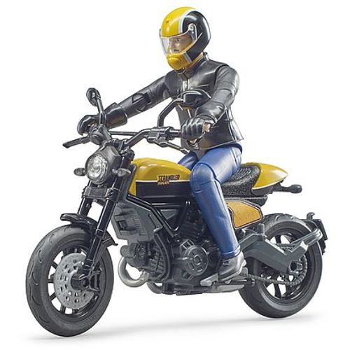 Bruder Motor Scrambler Ducati Full Throttle Sa Figurom slika 3