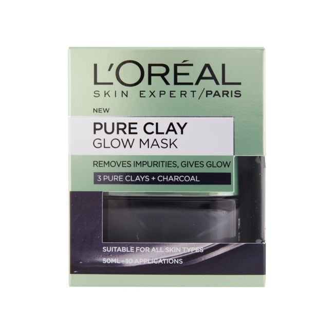 L'Oreal Paris Pure Clay Glow maska za lice sa efekat blistavijeg tena 50ml