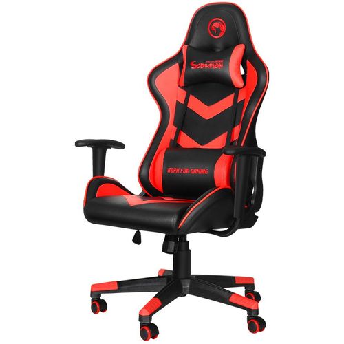 Marvo gaming stolica CH-106RD, crvena slika 11