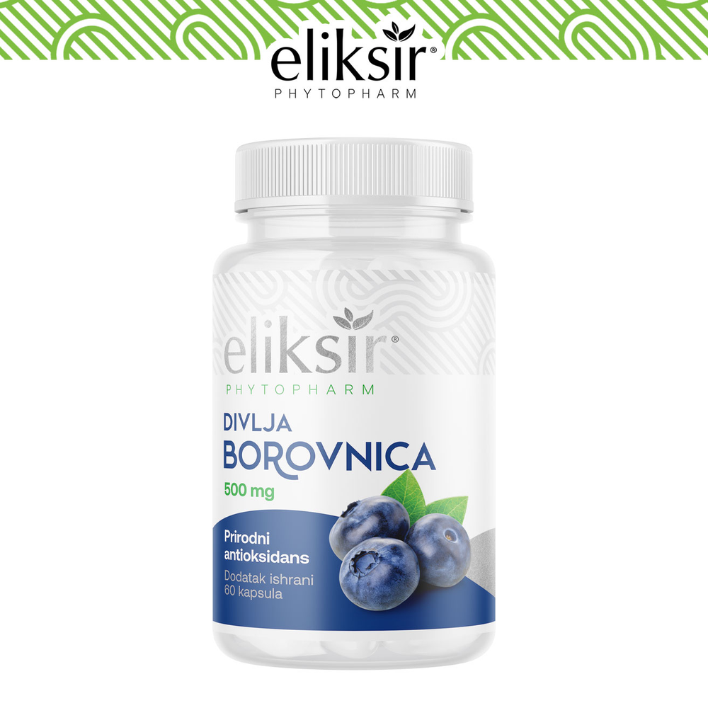 Eliksir kapsule Divlja borovnica 60kom slika 1
