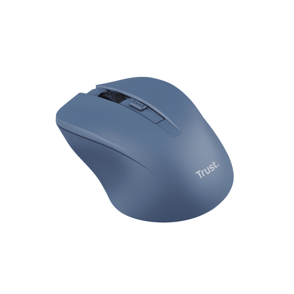 Trust Mydo silent wls miš wireless plavi, DPI 1000-1800 obje ruke, 4 tipki, tihi slika 3