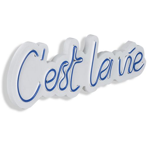 Wallity C'est La Vie - Plava dekorativna plastična LED rasveta slika 6