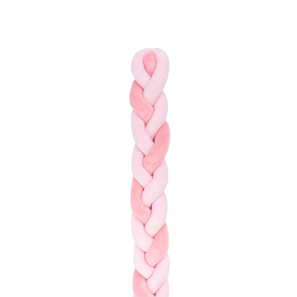 Kikka Boo Ogradica pletenica za krevetac 180x12cm, Pink slika 2