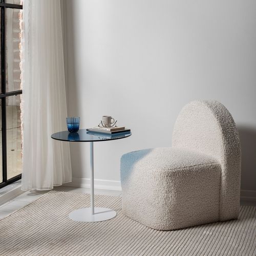 Woody Fashion Bočni stol, Chill-Out - White, Blue slika 2