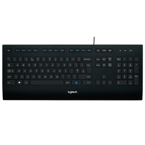 Logitech 920-005217 Keyboard K280E OEM, US, USB, Multimedia Keys