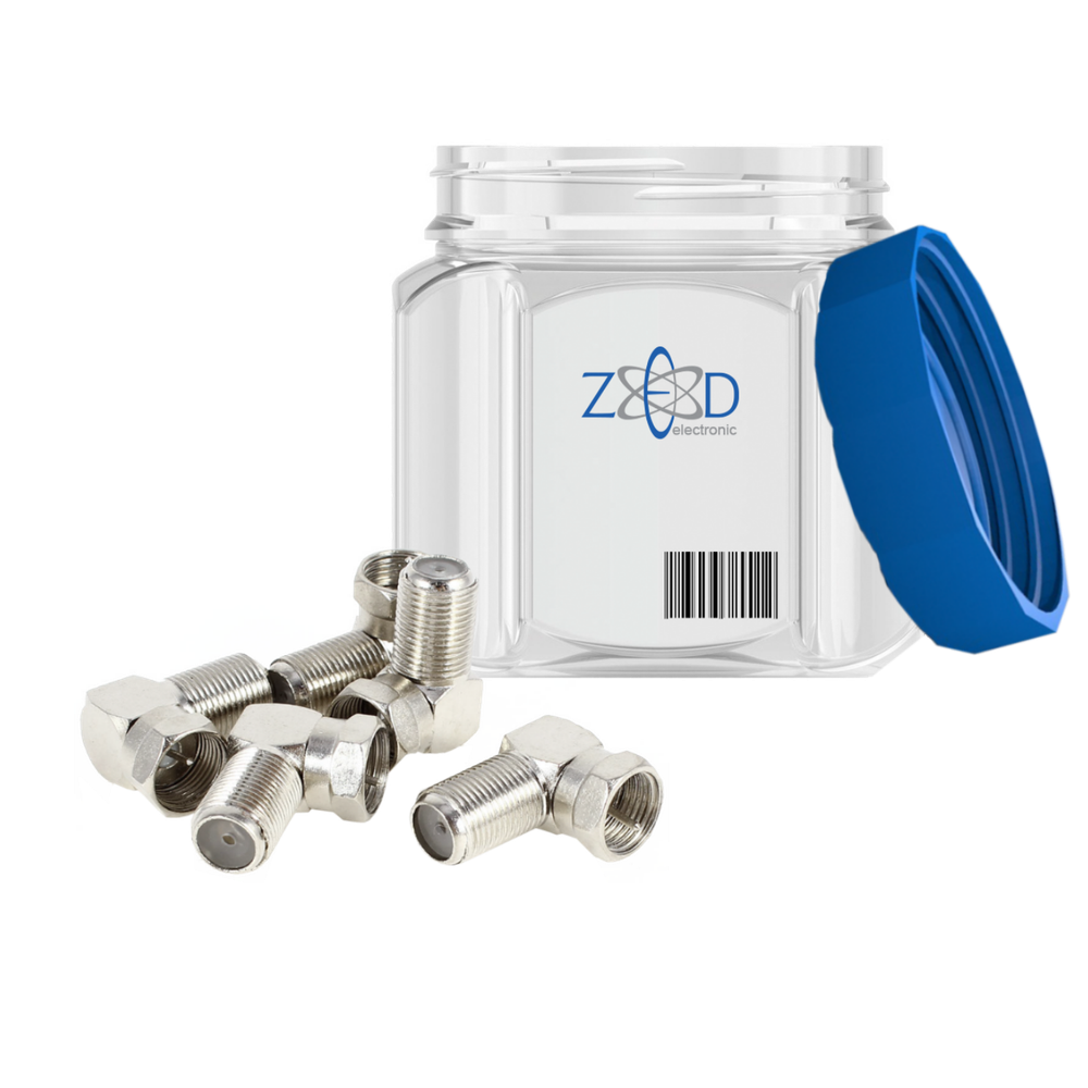 ZED electronic F-Konektor kutni, pakiranje 50 komada - FKK/50 slika 1