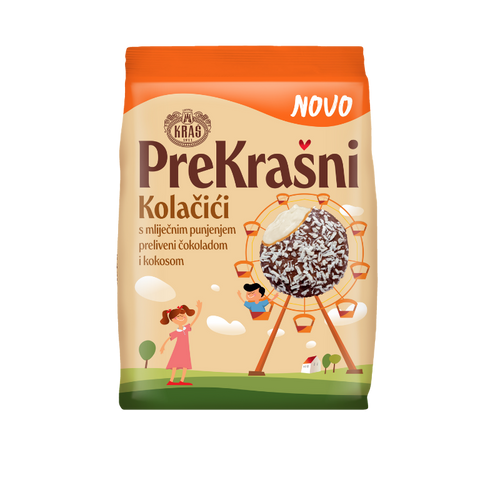 Kraš Prekrašni kolačići keks kokos 200g slika 1