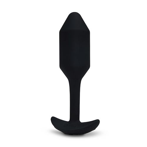 Vibrirajući analni čep B-Vibe - Snug Plug 2 M, crni slika 3