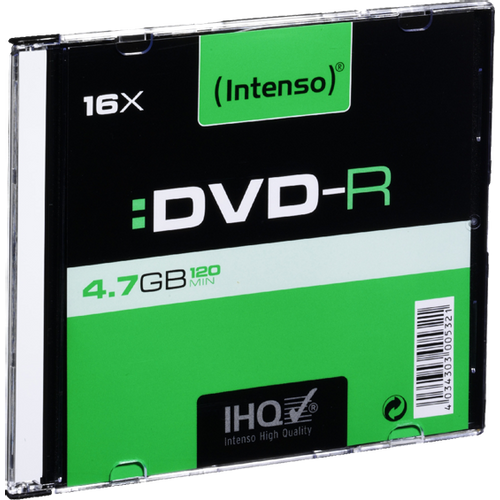 (Intenso) DVD-R 4,7GB pak. 10 komada Slim Case - DVD-R4,7GB/10Slim slika 2
