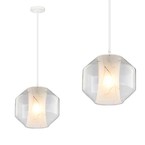 TOOLIGHT VISEĆA STROPNA SVJETILKA WHITE MARBLE APP908-1CP slika 6