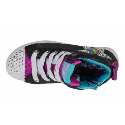 Skechers Twi-Lites Patch Cuties Dječje Tenisice - Siva slika 7