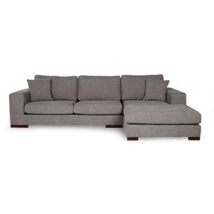 Nplus - Grey Grey Corner Sofa