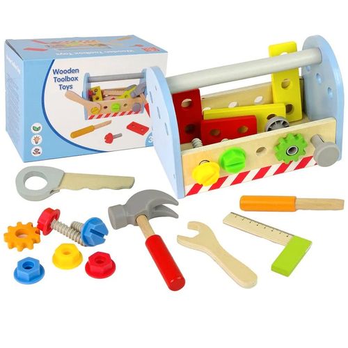 Kinder Home Drveni Alat U Torbi,Set Za Igru slika 10