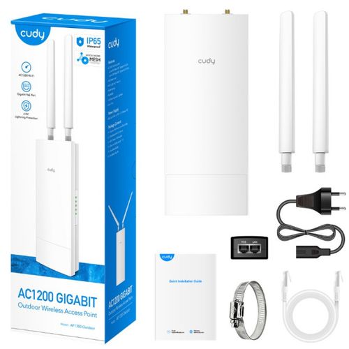 Cudy AP1300 Outdoor AC1200 Gigabit Wireless Access Point, MU-MIMO/OFDMA, Mesh, IP65 slika 1