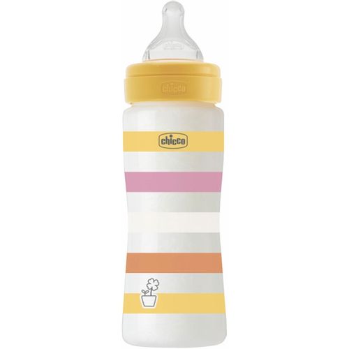 Chicco Wb Plastična Flašica 330Ml,Silikon,Žuta slika 1