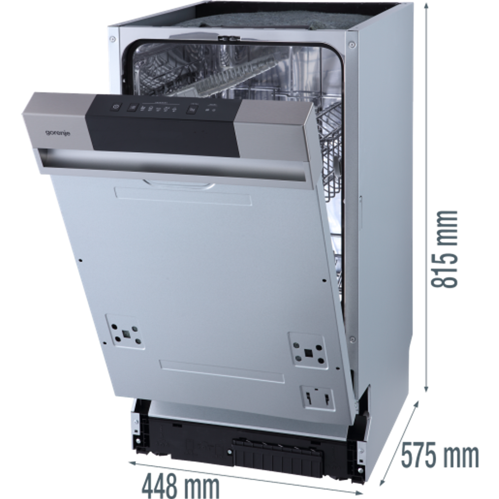 Gorenje Ugradbena mašina za suđe GI520E15X / 9 setova, 45 cm slika 3