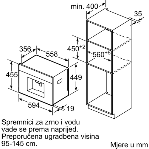 Bosch ugradni espresso aparat za kavu CTL636ES6 slika 9