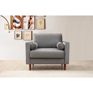 Rome - Svijetlo Siva Wing Chair